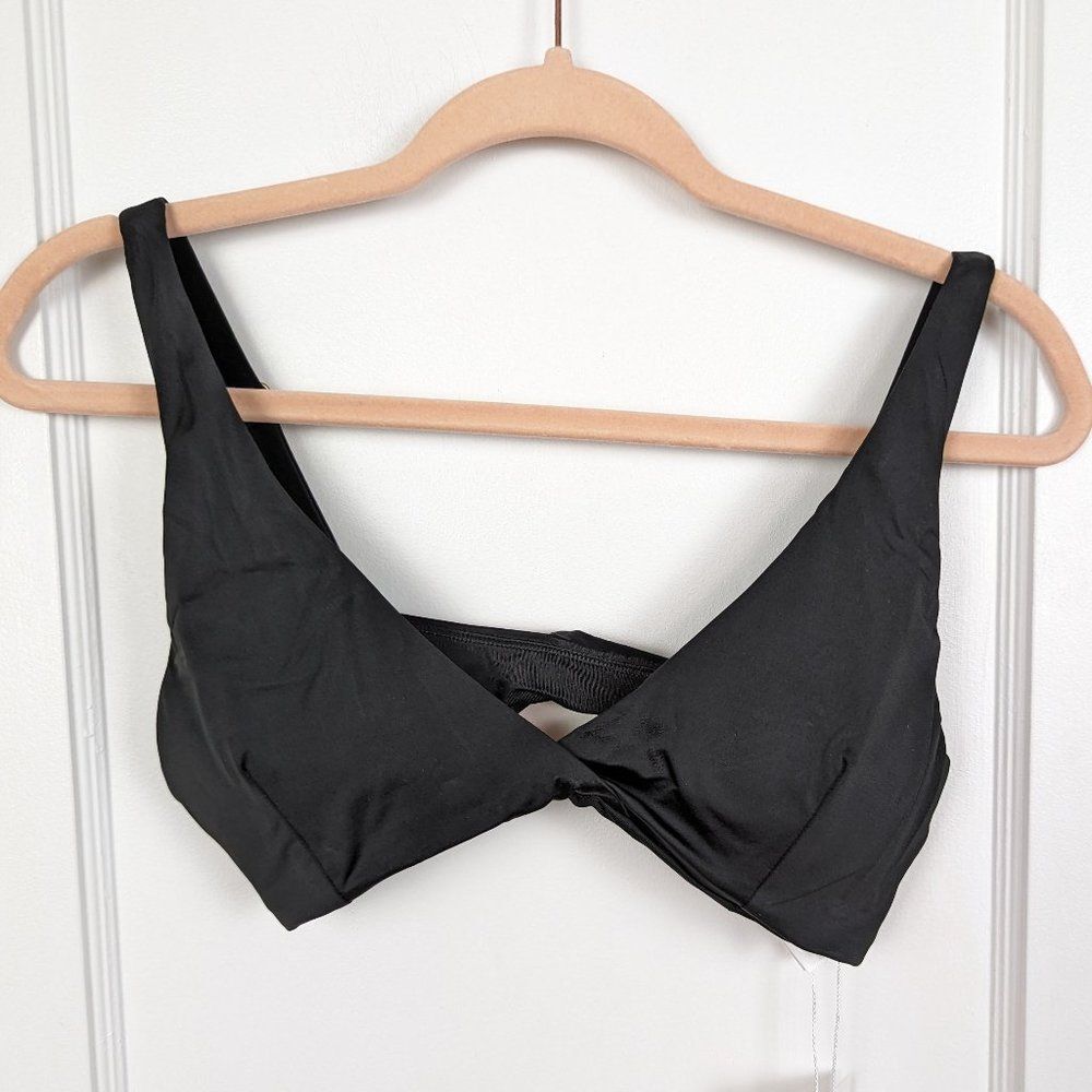Andie | NWT The Belmar Top Bikini Swim Top in Black Size Medium
